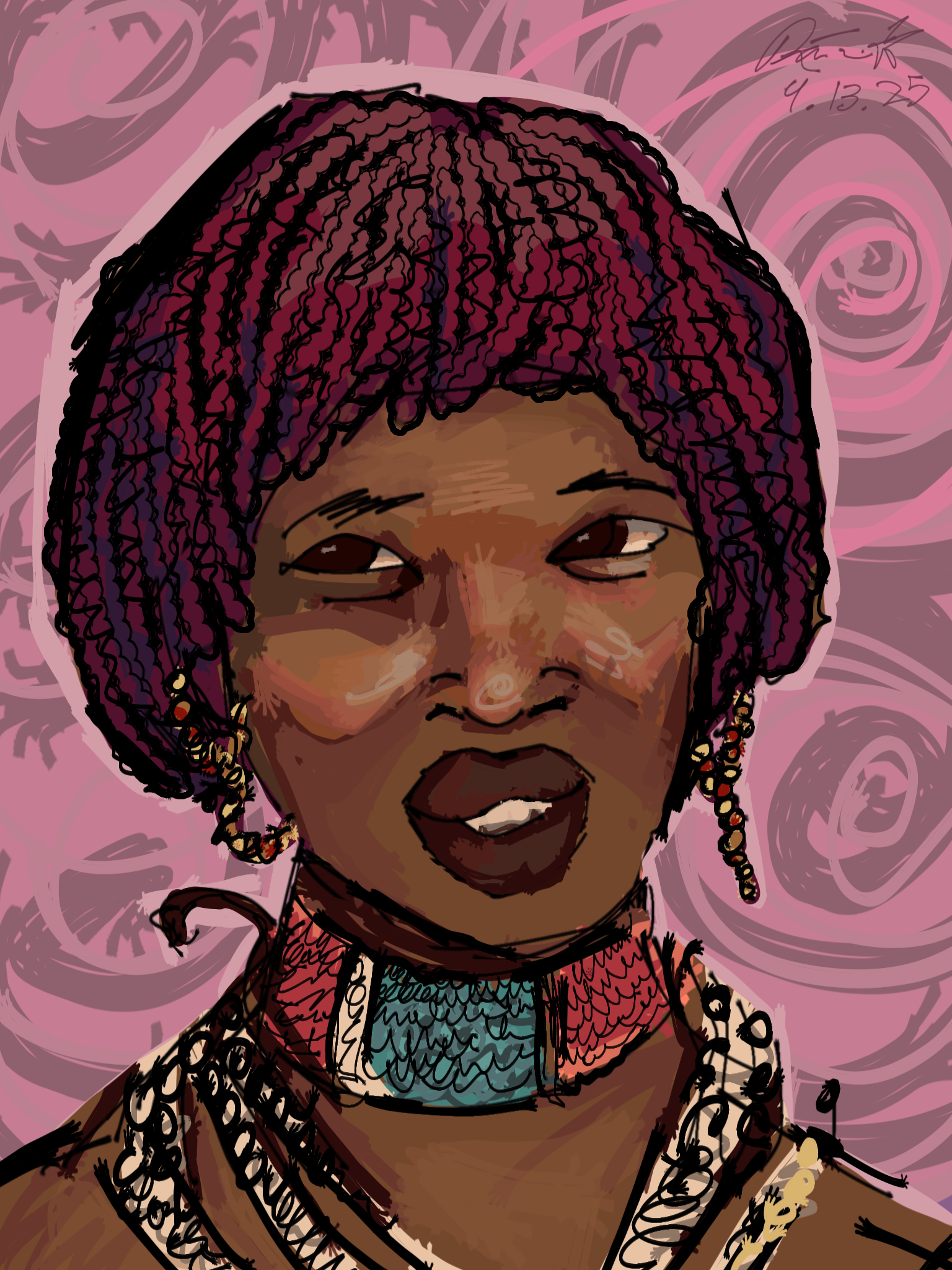 east african highland nilote lady i found on pinterest :)